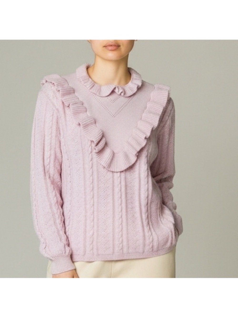 Wild Honey Women’s Ruffled Sweater